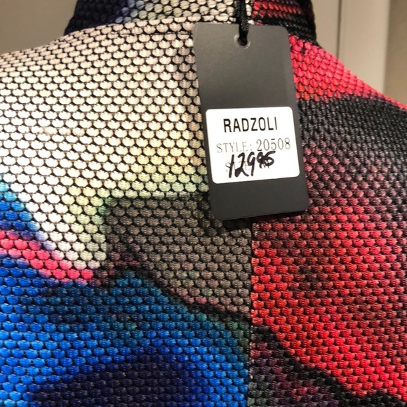 Radzoli Multicolor Abstract Jacket - Picture 6 of 12